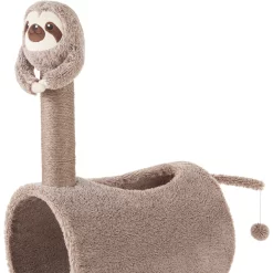 Frisco Animal Series Cat Tunnel With Scratching Post, Sloth -Frisco Shop 289346 PT2. AC SS1800 V1630679827