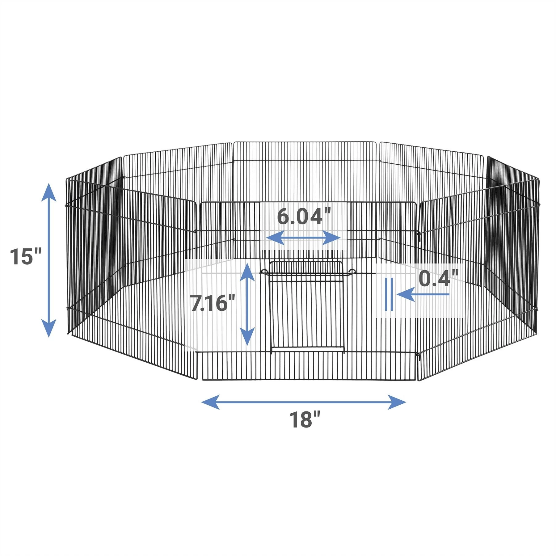 Frisco Wire Small Pet Playpen With Door, 15-in 2 Frisco Wire Small Pet Playpen With Door, 15-in - Image 2