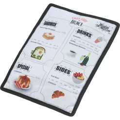 Frisco Brunch Menu Ballistic Nylon Flat Plush Squeaky Dog Toy