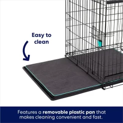 Frisco Heavy Duty Enhanced Lock Sliding Double Door Fold & Carry Wire Dog Crate & Mat Kit -Frisco Shop 297461 PT4. AC SS1800 V1633115628