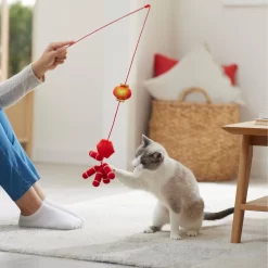 Frisco Lunar New Year Firecracker & Lantern Teaser Cat Toy With Catnip -Frisco Shop 298901 PT3. AC SS1800 V1640269210