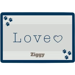 Frisco Love Cutout Personalized Dog & Cat Placemat