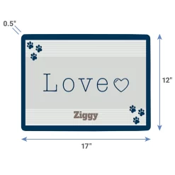 Frisco Love Cutout Personalized Dog & Cat Placemat -Frisco Shop 299558 PT3. AC SS1800 V1636120435
