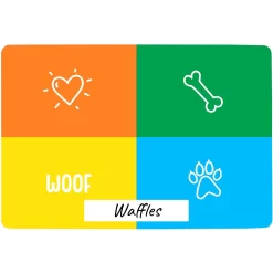 Frisco Woof Personalized Dog & Cat Placemat