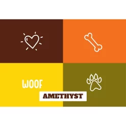 Frisco Woof Personalized Dog & Cat Placemat -Frisco Shop 299560 PT2. AC SS1800 V1636048522