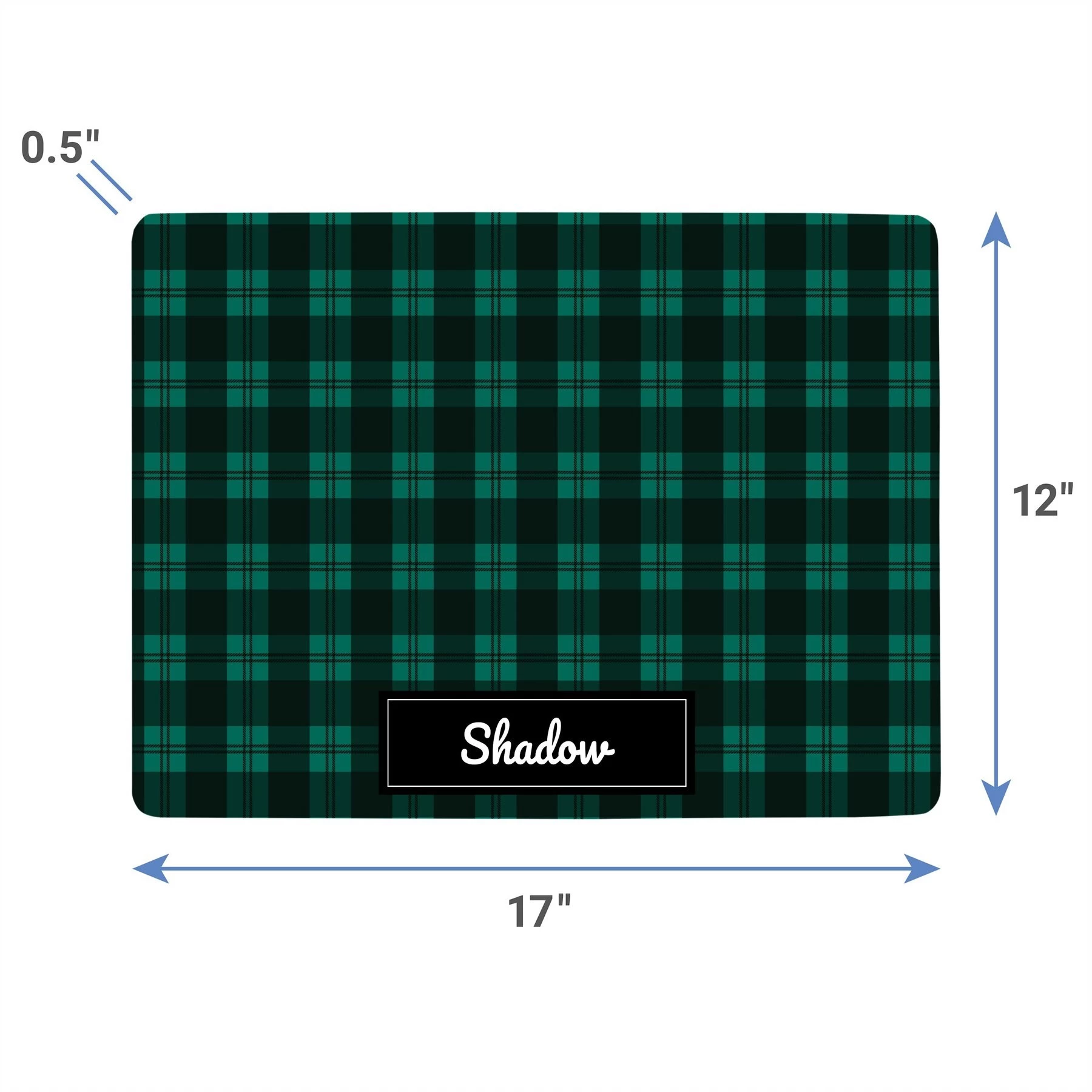 Frisco Plaid Personalized Dog & Cat Placemat 4 Frisco Plaid Personalized Dog & Cat Placemat - Image 4