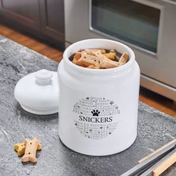 Frisco Ceramic Paw Personalized Treat Jar, 13 Cup, 104oz -Frisco Shop 301183 PT2. AC SS1800 V1630561600