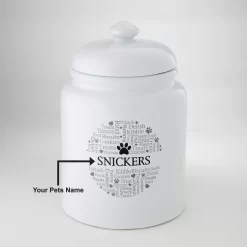 Frisco Ceramic Paw Personalized Treat Jar, 13 Cup, 104oz -Frisco Shop 301183 PT5. AC SS1800 V1630559792