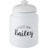 Frisco Ceramic "Treats For" Personalized Treat Jar, 13 Cup, 104oz