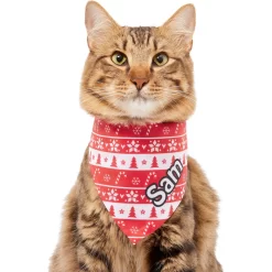 Frisco Fair Isle Personalized Dog & Cat Bandana -Frisco Shop 301357 PT7. AC SS1800 V1628100084