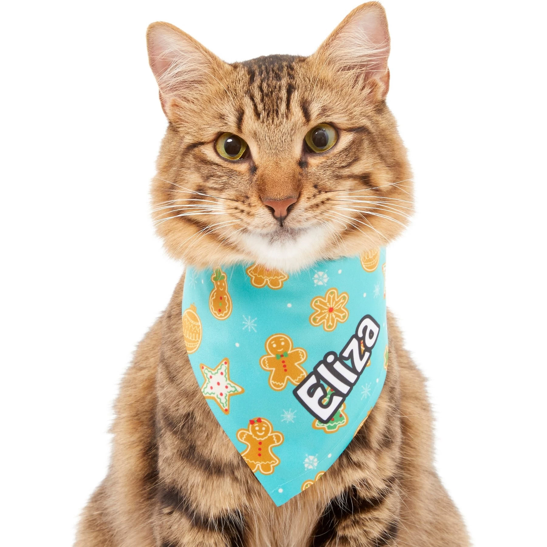 Frisco Gingerbread Cookie Personalized Dog & Cat Bandana 8 Frisco Gingerbread Cookie Personalized Dog & Cat Bandana - Image 8