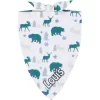 Frisco Buffalo Plaid Winter Animals Personalized Dog & Cat Bandana