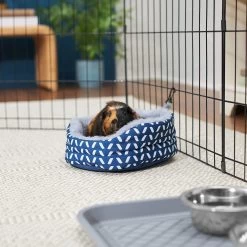Frisco Herringbone Small Pet Plush Oval Cuddler & Frisco Pineapple Small Pet Hideaway -Frisco Shop 301928 PT3. AC SS1800 V1644966725