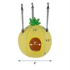 Frisco Herringbone Small Pet Plush Oval Cuddler & Frisco Pineapple Small Pet Hideaway -Frisco Shop 301928 PT6. AC SS1800 V1644971214