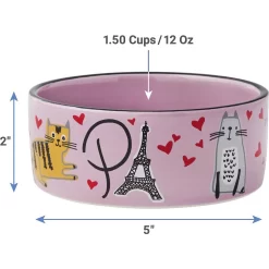 Frisco Paris Non-skid Ceramic Cat Dish & Frisco Paris Non-skid Ceramic Cat Dish 16 Frisco Paris Non-skid Ceramic Cat Dish & Frisco Paris Non-skid Ceramic Cat Dish -Frisco Shop 302490 PT7. AC SS1800 V1623054762