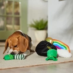 Frisco St. Patrick's Pot Of Gold Hide & Seek Puzzle Plush Squeaky Dog Toy -Frisco Shop 303130 PT4. AC SS1800 V1700163009