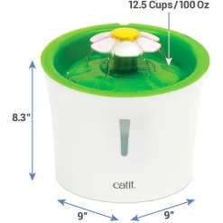 Catit Flower Plastic Cat Fountain & Frisco Pet Toy & Bowl Cleaning Wipes, 70 Count -Frisco Shop 303288 PT2. AC SS1800 V1623038844