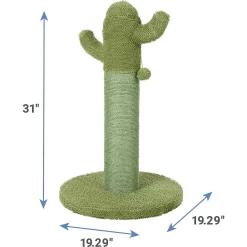 Frisco Cactus Cat Scratching Post & Frisco Taco Plush Cat Toy With Catnip -Frisco Shop 303382 PT2. AC SS1800 V1623047852