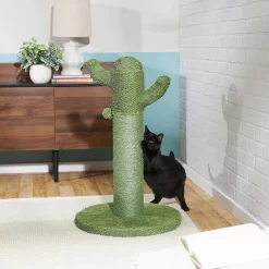 Frisco Cactus Cat Scratching Post & Frisco Taco Plush Cat Toy With Catnip -Frisco Shop 303382 PT3. AC SS1800 V1623071255