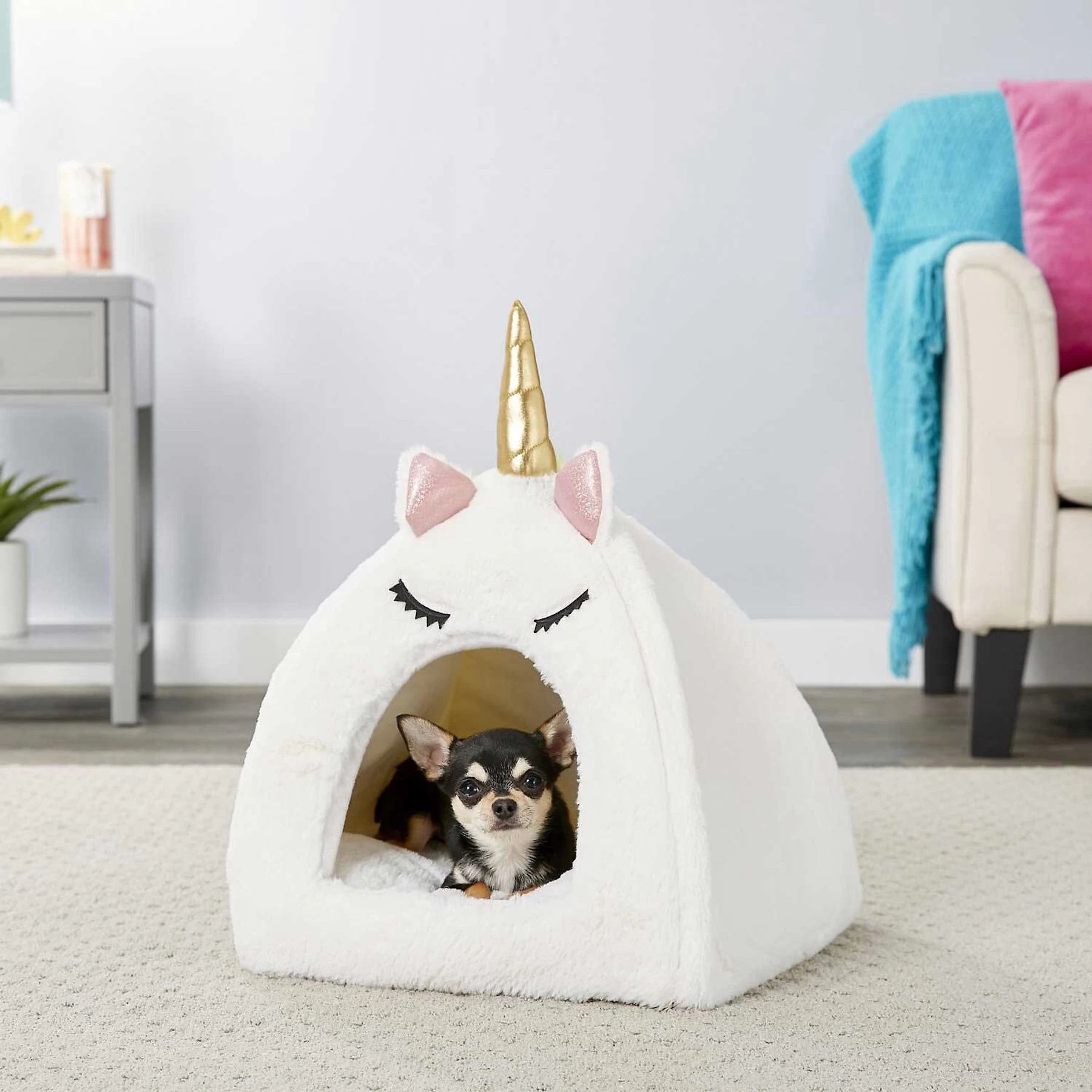 Frisco Novelty Unicorn Covered Cat & Dog Bed & Frisco Cactus Cat Scratching Post 5 Frisco Novelty Unicorn Covered Cat & Dog Bed & Frisco Cactus Cat Scratching Post - Image 5