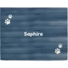 Frisco Personalized Heathered Sherpa Cat & Dog Blanket, 30" X 40"