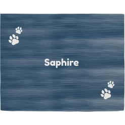 Frisco Personalized Heathered Sherpa Cat & Dog Blanket, 30" X 40"