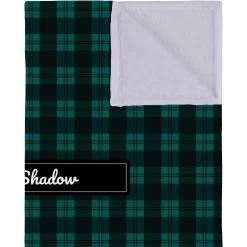 Frisco Personalized Plaid Soft Fleece Cat & Dog Blanket, 30" X 40" 8 Frisco Personalized Plaid Soft Fleece Cat & Dog Blanket, 30" X 40" -Frisco Shop 303999 PT2. AC SS1800 V1637609803