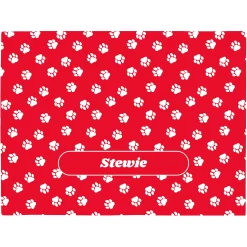 Frisco Personalized Paws Soft Fleece Cat & Dog Blanket, 30" X 40"