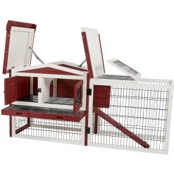 Frisco Wooden Outdoor Rabbit Hutch -Frisco Shop 304043 PT2. AC SS1800 V1639595824
