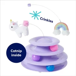 Frisco Unicorn & Rainbow Cat Tracks Cat Toy With Catnip -Frisco Shop 308891 PT2. AC SS1800 V1695760987