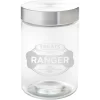 Frisco "Doggie Treats" Glass Personalized Treat Jar With Lid, 5 Cup, 40oz