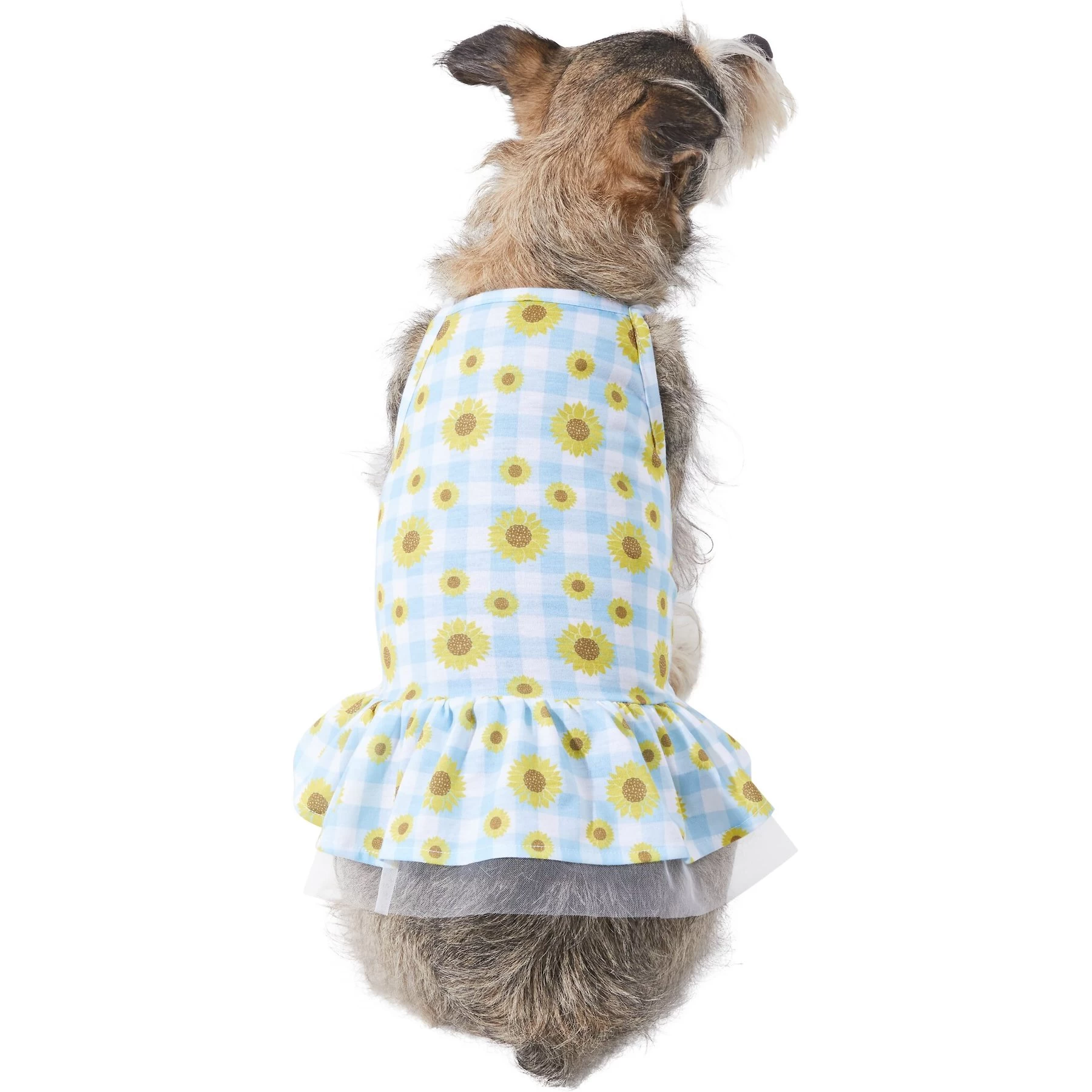 Frisco Sunflower Gingham Dog & Cat Dress 1 Frisco Sunflower Gingham Dog & Cat Dress