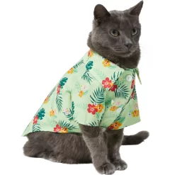 Frisco Hawaiian Floral Camp Dog & Cat Shirt -Frisco Shop 312168 PT2. AC SS1800 V1644525745