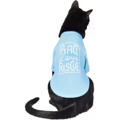 Frisco Peace Love Rescue Dog & Cat T-Shirt -Frisco Shop 315068 PT2. AC SS1800 V1646351611