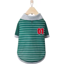 Frisco Green Rugby Dog & Cat Polo Shirt -Frisco Shop 315084 PT4. AC SS1800 V1646440721