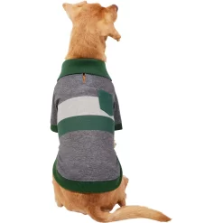 Frisco Green Striped Polo Dog & Cat Shirt -Frisco Shop 315091 PT3. AC SS1800 V1646435196