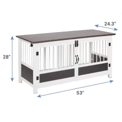 Frisco "Roma" Dog Crate Credenza & Mat -Frisco Shop 315189 PT3. AC SS1800 V1681145357