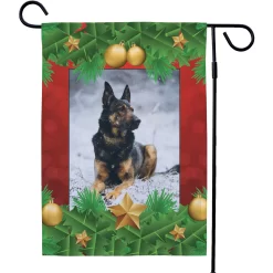 Frisco Personalized Double Sided Printed Holidays Garden Flag -Frisco Shop 315426 PT3. AC SS1800 V1663872025