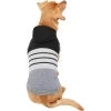 Frisco Gray Striped Dog & Cat Hoodie