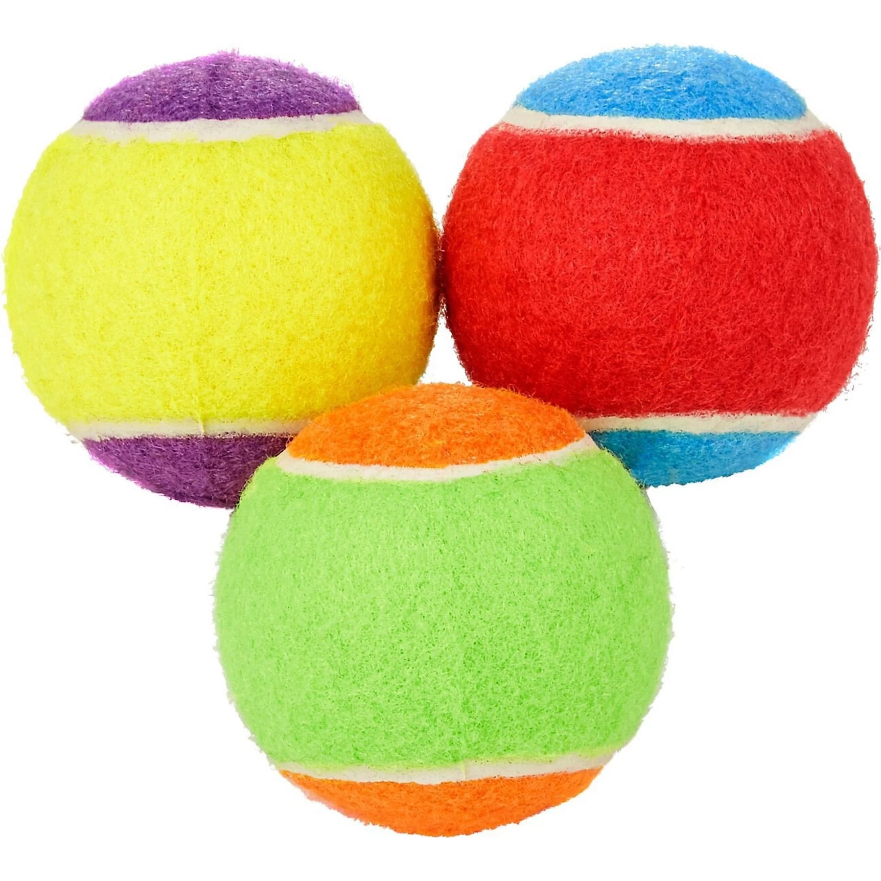 Frisco Fetch Squeaking Colorful Tennis Ball Dog Toy & Playology Scented Dual Layer Bone Dog Toy 2 Frisco Fetch Squeaking Colorful Tennis Ball Dog Toy & Playology Scented Dual Layer Bone Dog Toy - Image 2