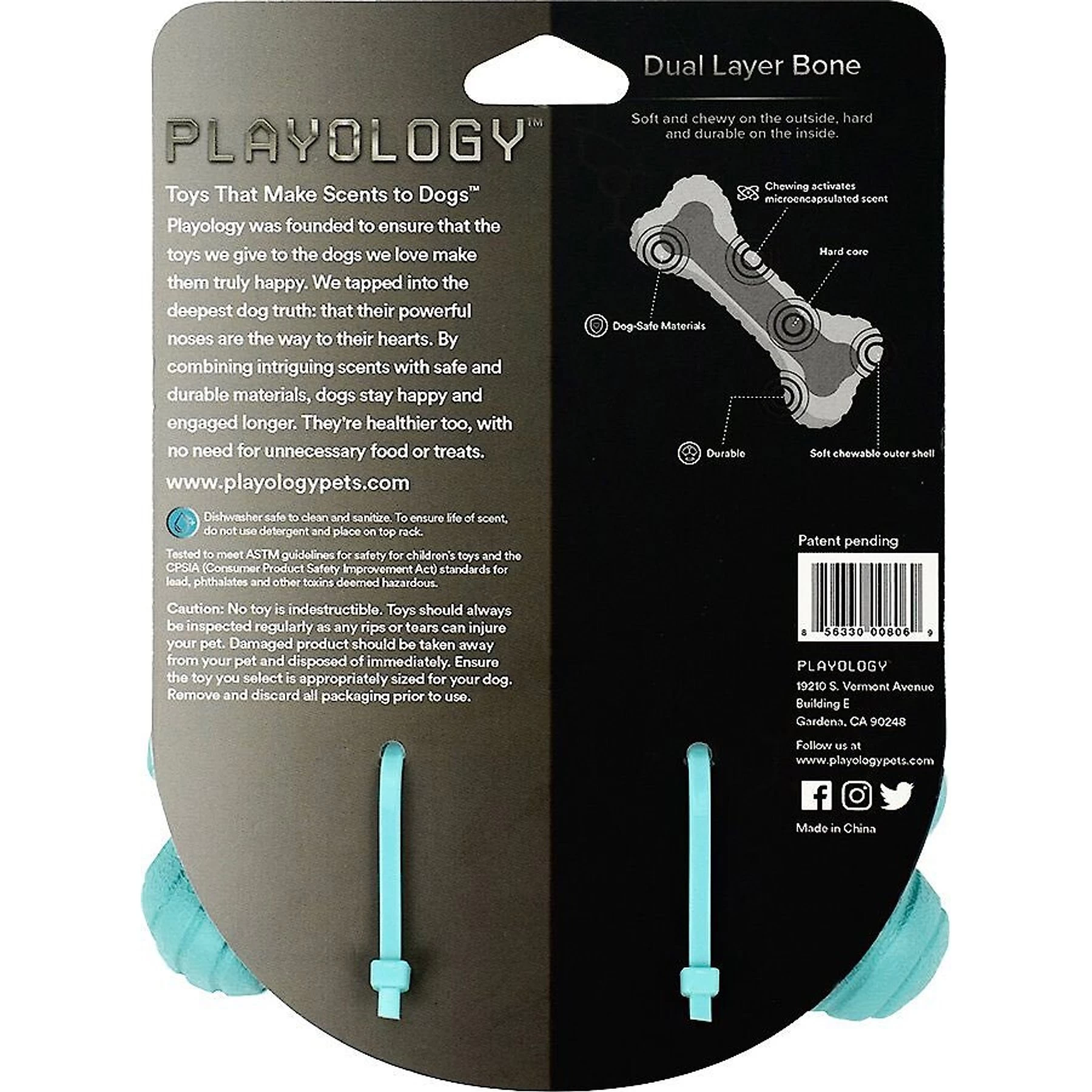 Frisco Fetch Squeaking Colorful Tennis Ball Dog Toy & Playology Scented Dual Layer Bone Dog Toy 6 Frisco Fetch Squeaking Colorful Tennis Ball Dog Toy & Playology Scented Dual Layer Bone Dog Toy - Image 6