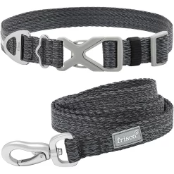 Frisco Outdoor Heathered Nylon Collar & Frisco Outdoor Heathered Nylon Leash