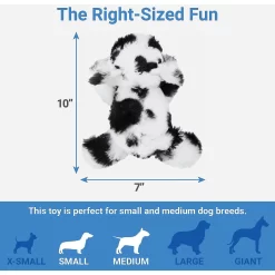 Frisco Cow Plush Squeaky Dog Toy & Playology Scented Dual Layer Ring Dog Toy -Frisco Shop 319488 PT2. AC SS1800 V1630623994