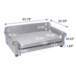 Frisco Sofa Pet Bed With Removable Cover & Frisco Eyelash Cat & Dog Blanket 11 Frisco Sofa Pet Bed With Removable Cover & Frisco Eyelash Cat & Dog Blanket -Frisco Shop 319504 PT2. AC SS1800 V1630626372