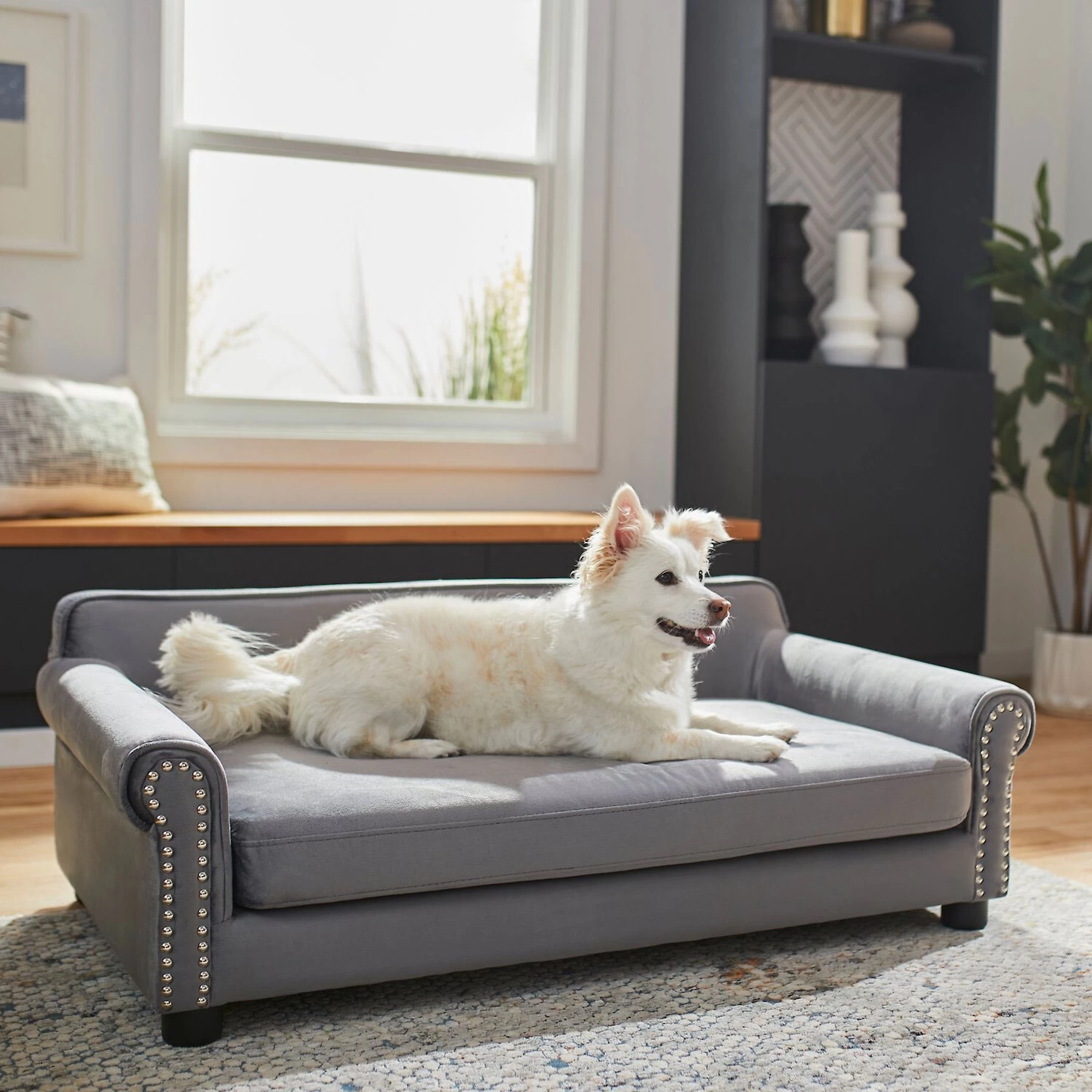 Frisco Sofa Pet Bed With Removable Cover & Frisco Eyelash Cat & Dog Blanket 5 Frisco Sofa Pet Bed With Removable Cover & Frisco Eyelash Cat & Dog Blanket - Image 5