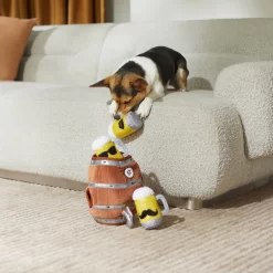 Frisco Beer & Keg Plush Squeaky Dog Toy, 4 Count -Frisco Shop 327047 PT3. AC SS1800 V1648667317