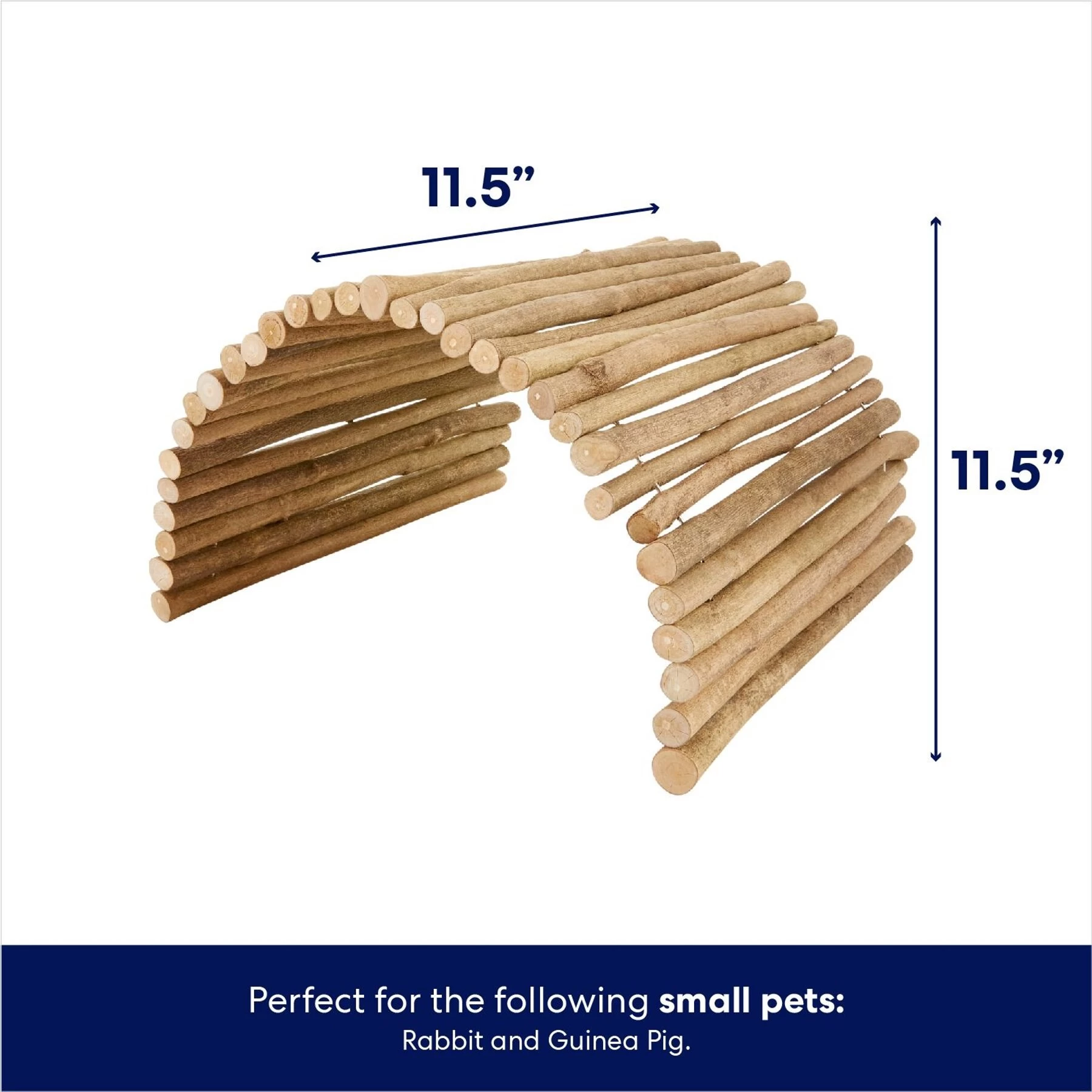 Frisco Wooden Bridge Small Pet Hideout 2 Frisco Wooden Bridge Small Pet Hideout - Image 2