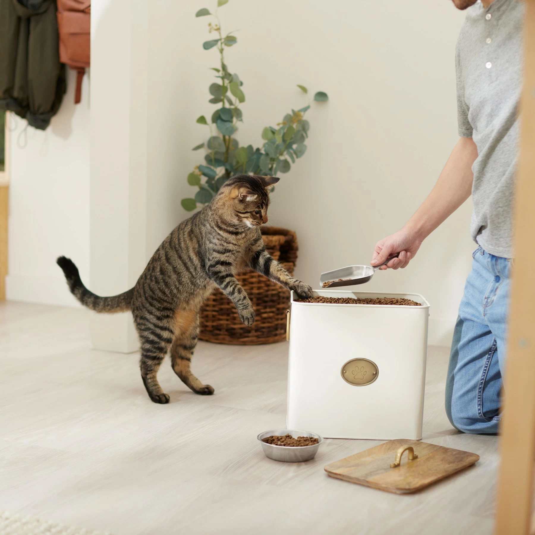 Frisco Premium Airtight Dog & Cat Food Storage Canister With Scoop 4 Frisco Premium Airtight Dog & Cat Food Storage Canister With Scoop - Image 4