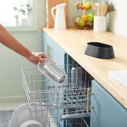 Frisco Long Eared Breed Stainless Steel Dog Bowl, Black, 2 Cup -Frisco Shop 331530 PT6. AC SS1800 V1657656874