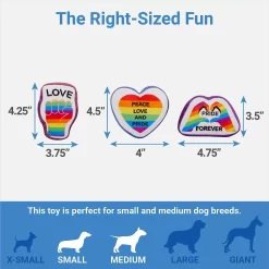 Frisco Pride Rainbow Hide & Seek Puzzle Plush Squeaky Dog Toy 6 Frisco Pride Rainbow Hide & Seek Puzzle Plush Squeaky Dog Toy -Frisco Shop 331673 PT2. AC SS1800 V1649785282